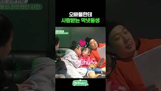 (sub)사랑받는 막내 송이 [하하버스] The Little Sister Gets All the Love from Her Brothers #shorts