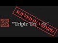 codewars javascript - Triple Trouble - SOLVED IN 3 EASY STEPS!