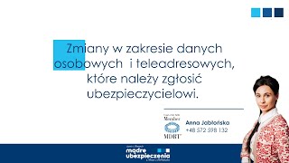 Jakie zmiany danych trzeba zgłosić ubezpieczycielowi 2