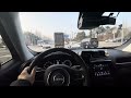 Daily driving with my Jeep Renegade, crossing Seongsu Bridge in Seoul, Korea #suv #car #pov