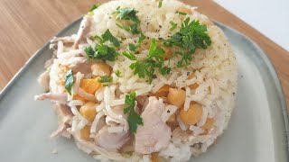 Herkesin Favorisi👌Tavuklu Nohut Pilavı🍚Chicken Chikpea Rice👌