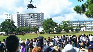 陸上自衛隊函館駐屯地のイベント風景