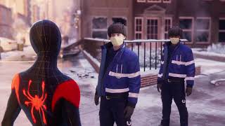 Spider-Man Miles Morales - Free Roam Gameplay W/ Spider-Verse Suit