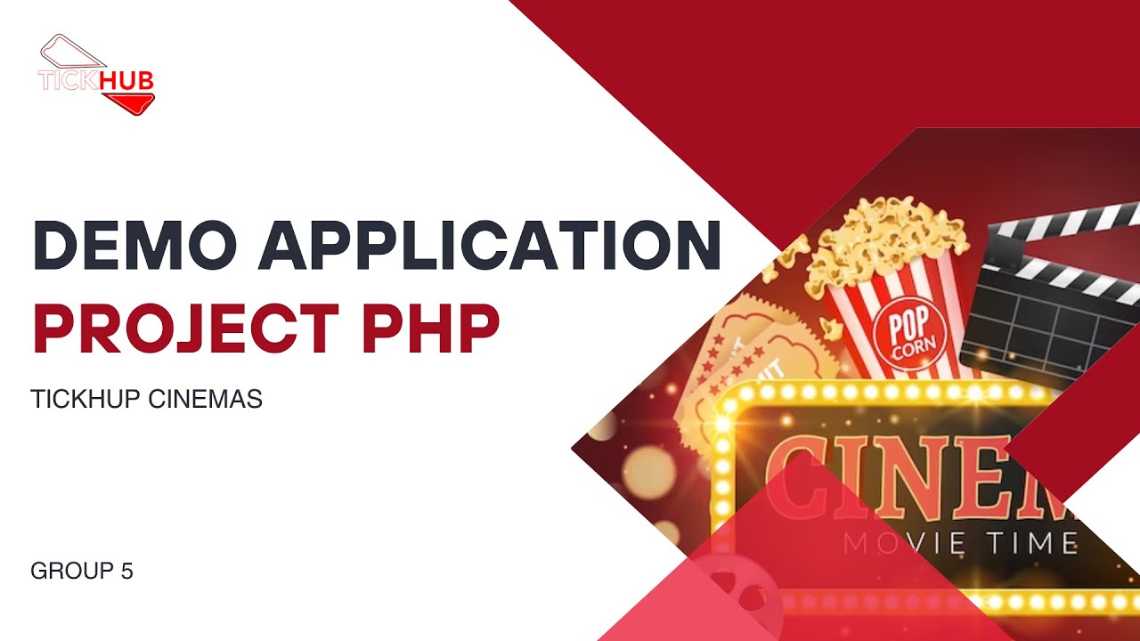 Building A Cinema Ticket System | PHP Project By Group 5 - YouTube