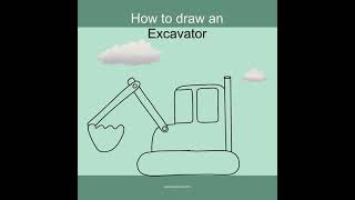 How To Draw An Excavator