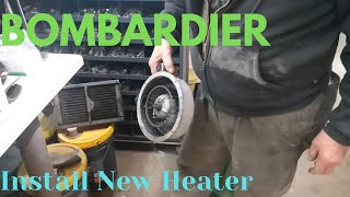 INSTALL HEATER in CAB of BOMBARDIER Narrow Gauge