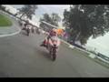 Helmet cam video at 2008 Indy GP - Red Bull Rookies Cup