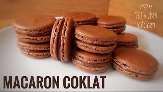 RESEP MACARON SIMPLE DENGAN TIPS PEMBUATAN | CHOCOLATE MACARONS RECIPE