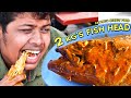 2KG Fish Head served in a small eatery -Anuar Kari Kepala Ikan, Kuala Lumpur