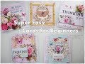 5 Super Easy for Beginners Cardmaking Tutorial ♡ Maremi's Small Art ♡