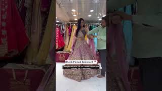 Dreamy Pink Bridal Lehenga Choli😍Shopping in Chandni Chowk#shorts #ashortaday #lehenga #shadi