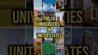 Top 10 Universities in USA #usa #viral #facts #top10 #shorts #short #universities #institutes #top