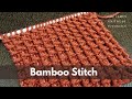 Bamboo Stitch  Knitting Tutorial (Continental style) (2023)