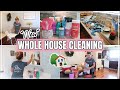 WHOLE HOUSE CLEANING 2019 | ALL DAY CLEAN WITH ME | EXTREME CLEANING MOTIVATION | SAHM