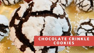 Chocolate Crinkle Cookies