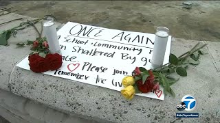 Vigil in Hollywood honoring Uvalde, Texas school shooting victims, some demand gun control | ABC7