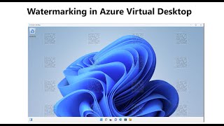 Watermarking in Azure Virtual Desktop