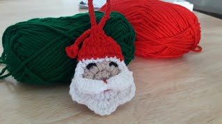 Móc Ông Già Noel Bằng Len / Crochet a Man Noel / Móc Len Căn Bản #20 / Amy Crochet & Craft