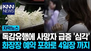 폐렴 사망자 급증…화장장 예약 못 해 4일장까지 / KNN