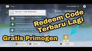 Code Redeem Terbaru Lagi Genshin impact Android Indonesia