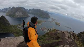 Reinebringen Hiking Trail - Most Famous View in Lofoten, Northern Norway