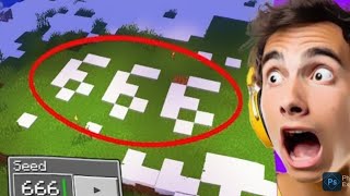 minecraft creepypasta trying seed no. 666 in minecraft