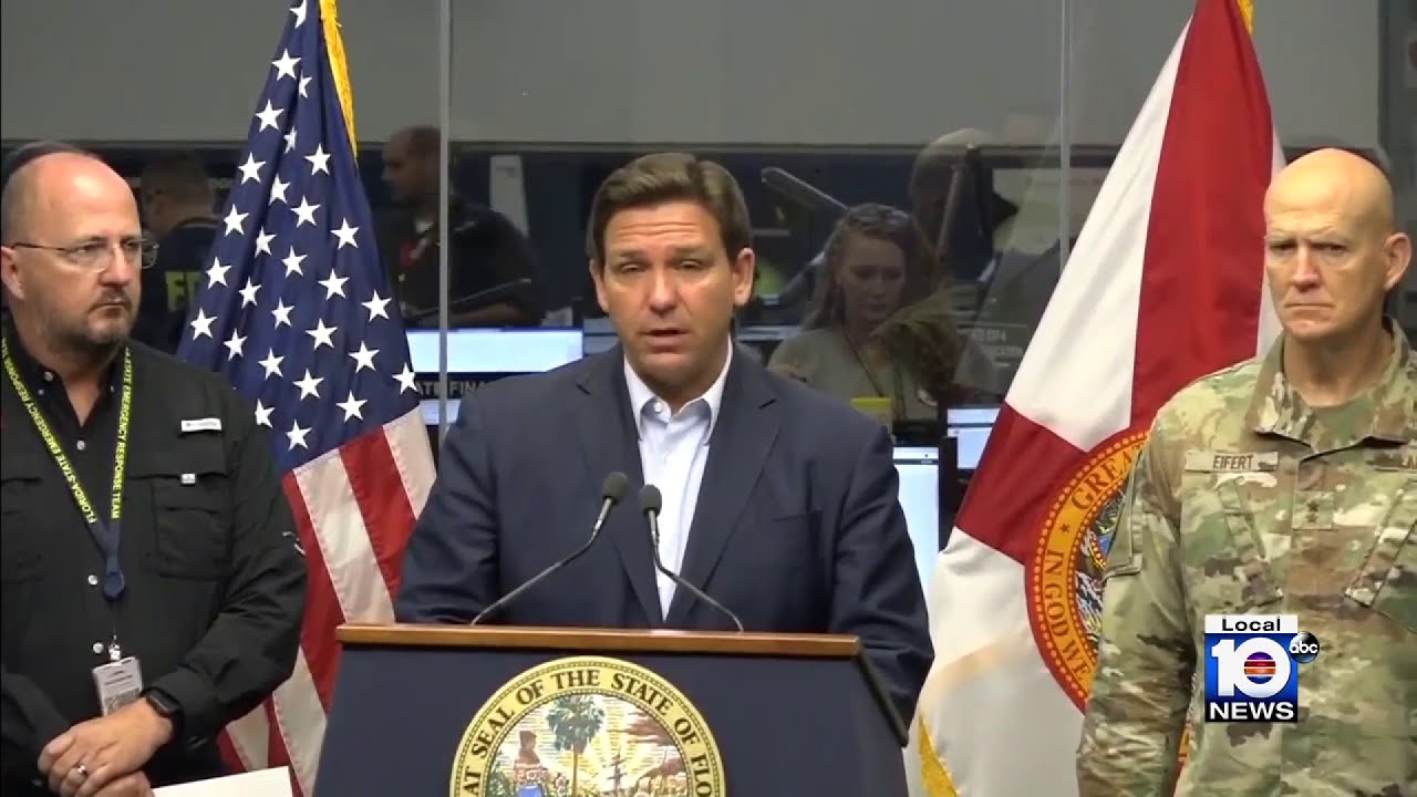 DeSantis Activates Florida National Guard - YouTube