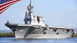 リムパック演習に参加する各国の艦艇が真珠湾を出発(護衛艦｢いせ｣他) - RIMPAC 2018