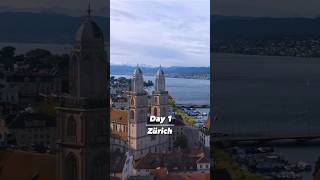 7 days itinerary of Switzerland 💕 #shorts #switzerland #guide #travel #tiktok