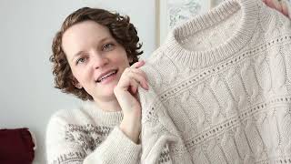 Stitched in Sweden - Episode 103 - two finished sweaters and a new design on the needles!