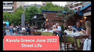 Street Life, Evening Walk, Port of Kavala Greece. Dji Pocket 2, 60fps.