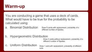 Choosing between Binomial and Hypergeometric