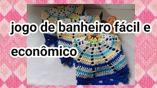 #crochet #vlogvideo  jogo de banheiro 3 peças fácil e econômico