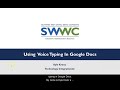Google Docs Voice Typing