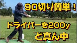 【83歳爺ラウンド日記】90切りは簡単　1m パットの練習練習又練習　ドライバー200yに抑える　in沖縄No2  5H〜9H