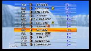 マリオカートwii 男女タッグ杯3回戦1GP