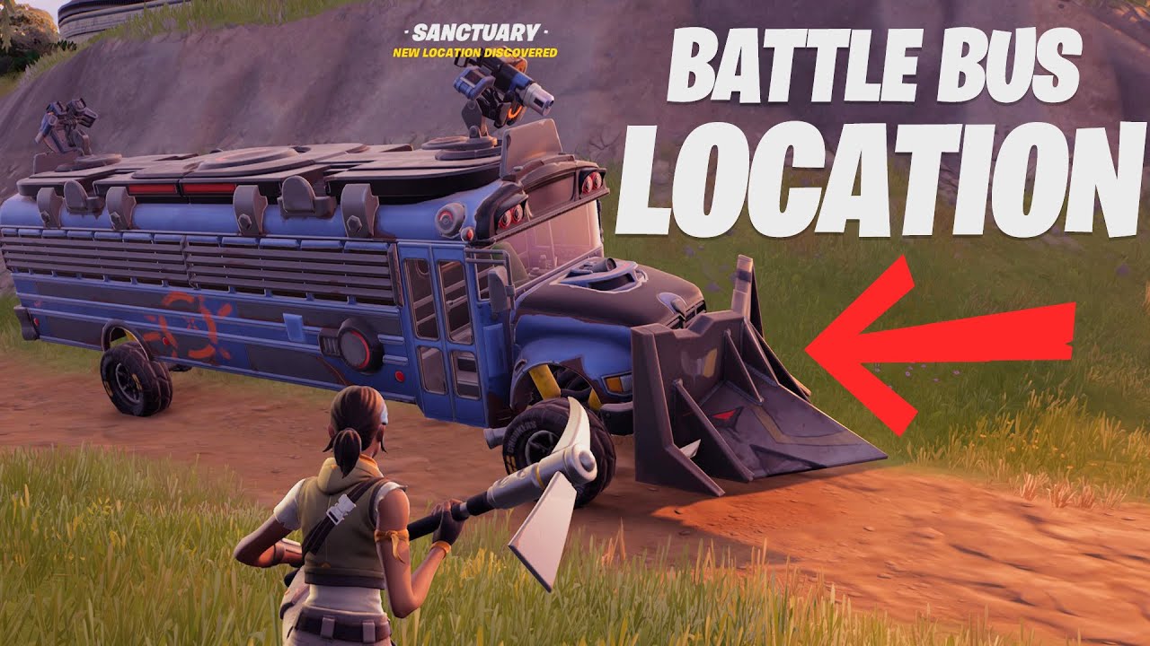 Armored Battle Bus Location Fortnite Season 2! Where To Find The Battle ...