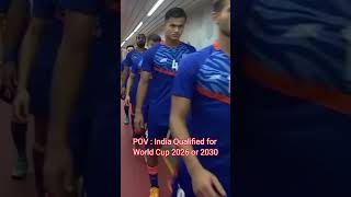 Indian football team Qualify for world cup #shorts
