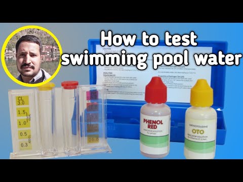 How To Test Swimming Pool Water. PH Level And Chlorine. - YouTube