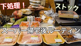 【スーパー帰宅後ルーティン】鶏むね肉、鶏もも肉の冷凍ストックや野菜の処理【ロピア】