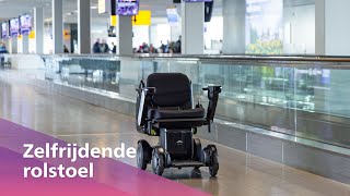 Unieke pilot met zelfrijdende rolstoel op Schiphol