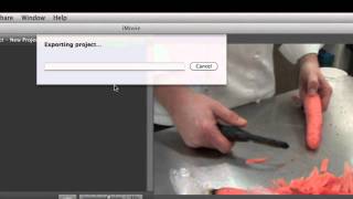 Tutorial 3 iMovie 11 Exporting Project to Desktop as Quicktime file