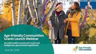 2023 Age-friendly Communities Grants Info Session