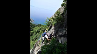 太田山神社へ（北海道せたな町）