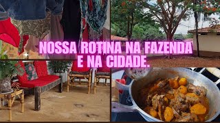 comecei gravando na fazenda,finalizei na casa na cidade decorei minha área.