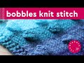 Bobble Stitch Knitting Pattern