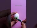 Egg Shell Painting 🌷🌿/Painting with Doms brush pens/#shorts #short #youtubeshorts #satisfying #art