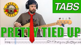 "Pretty Tied Up" bass tabs cover, Guns 'n Roses [PLAYALONG]