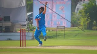 Raj Limbani bowling |  Baroda Player |  Raj Limbani Bowling |