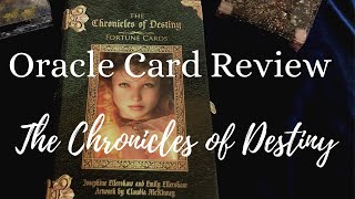 The Chronicles of Destiny Fortune Cards • Oracle Deck Review •  Josephine & Emily Ellershaw